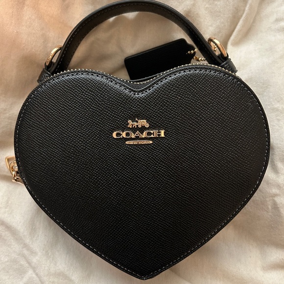 Coach Bags Coach Heart Bag Black Poshmark